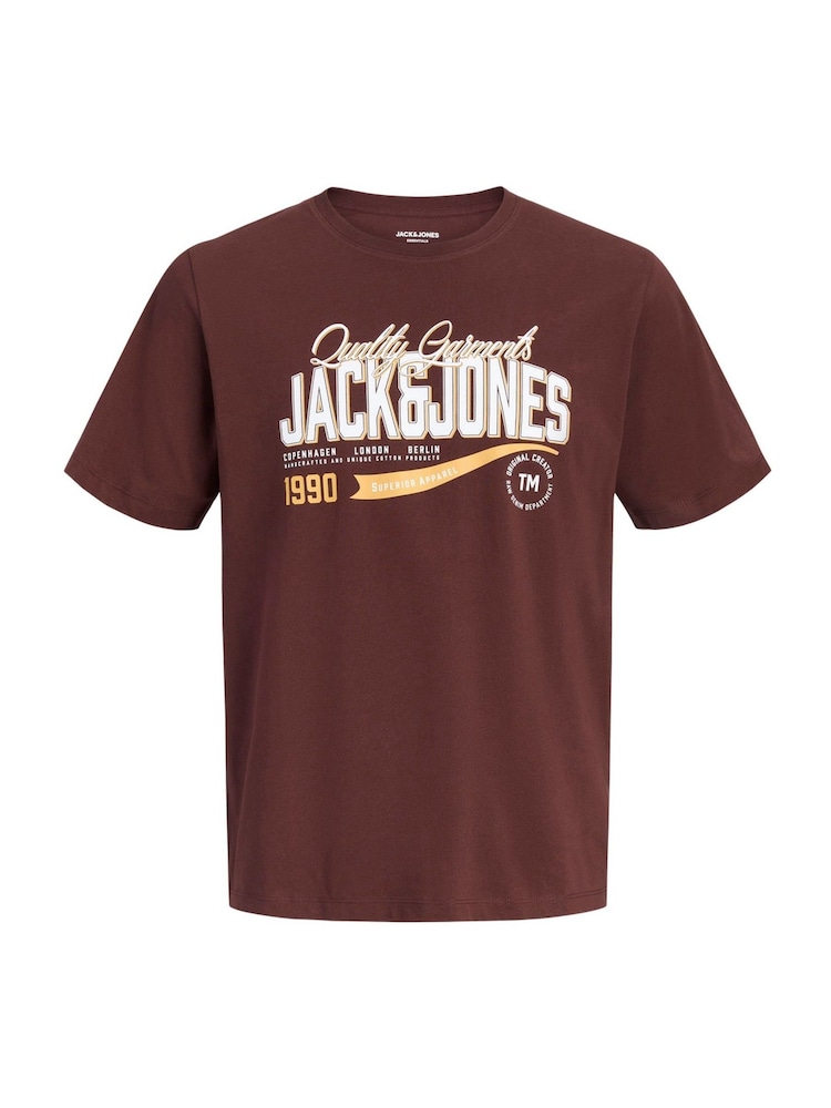 JACK & JONES Graphic Logo T-Shirt 3 Pack - Imagem 2 de 4