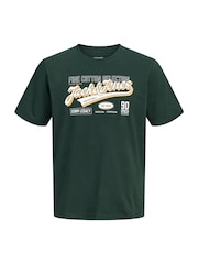 JACK & JONES Graphic Logo T-Shirt 3 Pack - Imagem 3 de 4