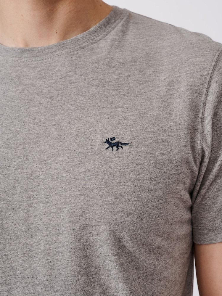 Aubin Logo Cotton T-Shirt - Image 4 of 4