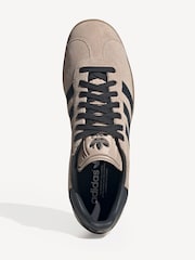 adidas Originals Pink/Navy Gazelle Trainers - Image 5 of 8