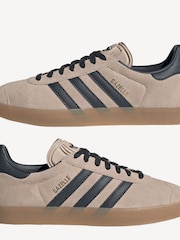 adidas Originals Pink/Navy Gazelle Trainers - Image 7 of 8