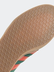 adidas Originals Green/Red Gazelle Trainers - Image 11 of 11
