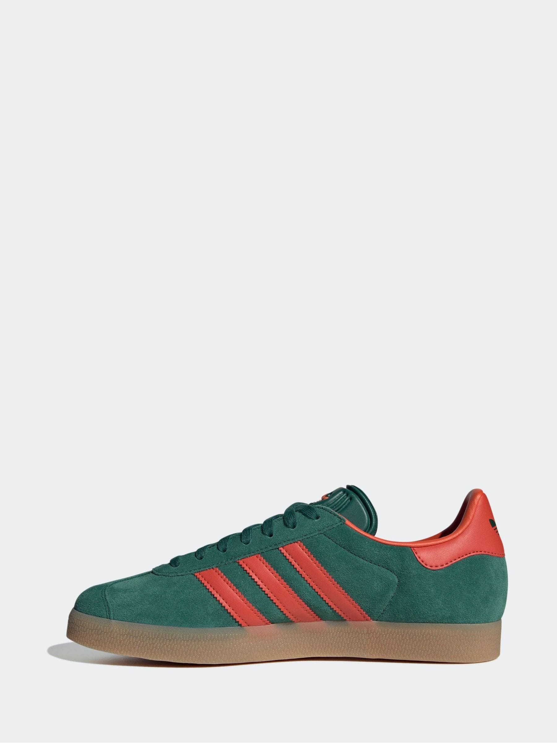 Buy adidas Originals Green/Red Gazelle Trainers from Next USA Buy adidas Originals Green/Red Gazelle Trainers from Next USA