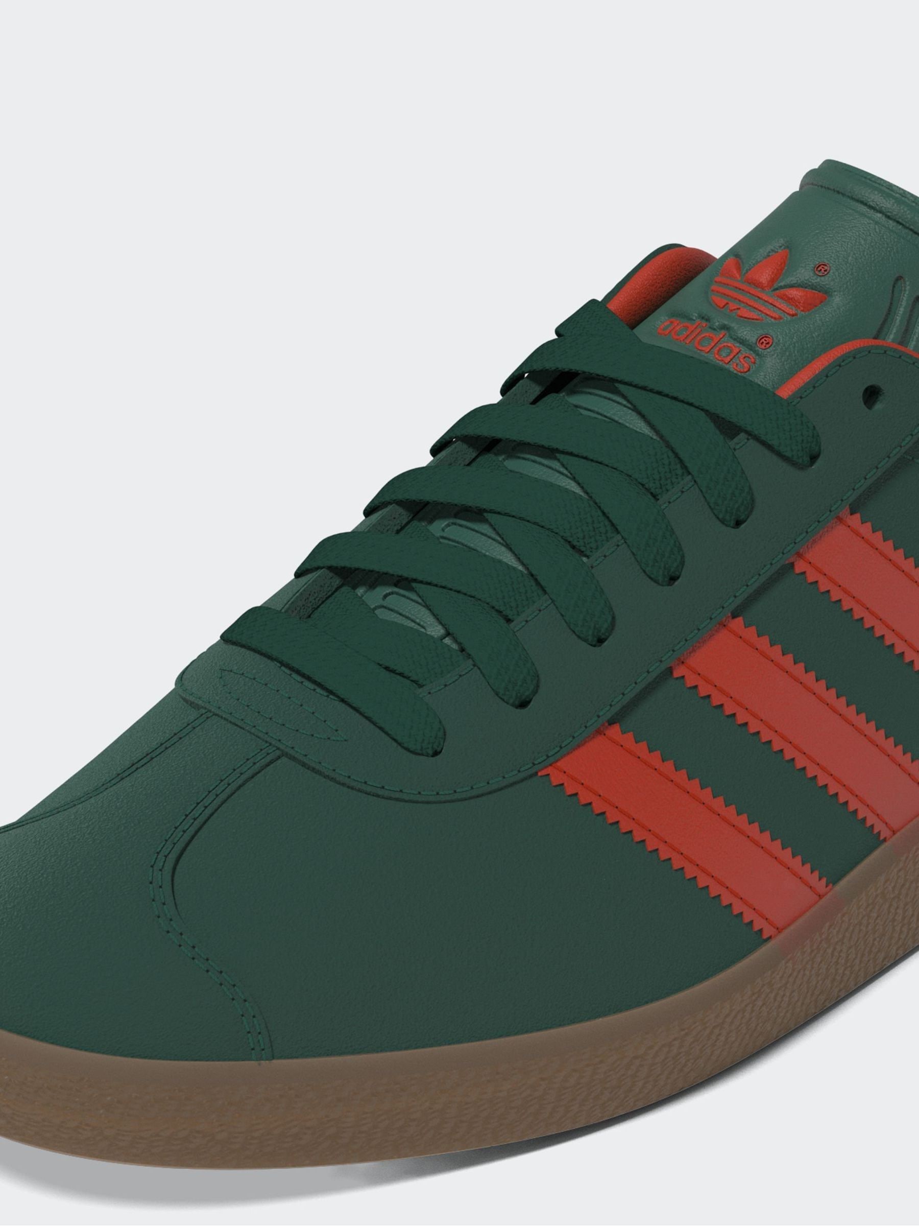 adidas Originals Green Red Gazelle Trainers