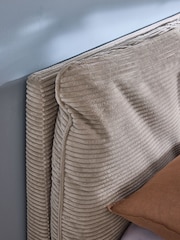 MADE.COM Cream Corduroy Harlow Bed Frame - Image 4 of 4