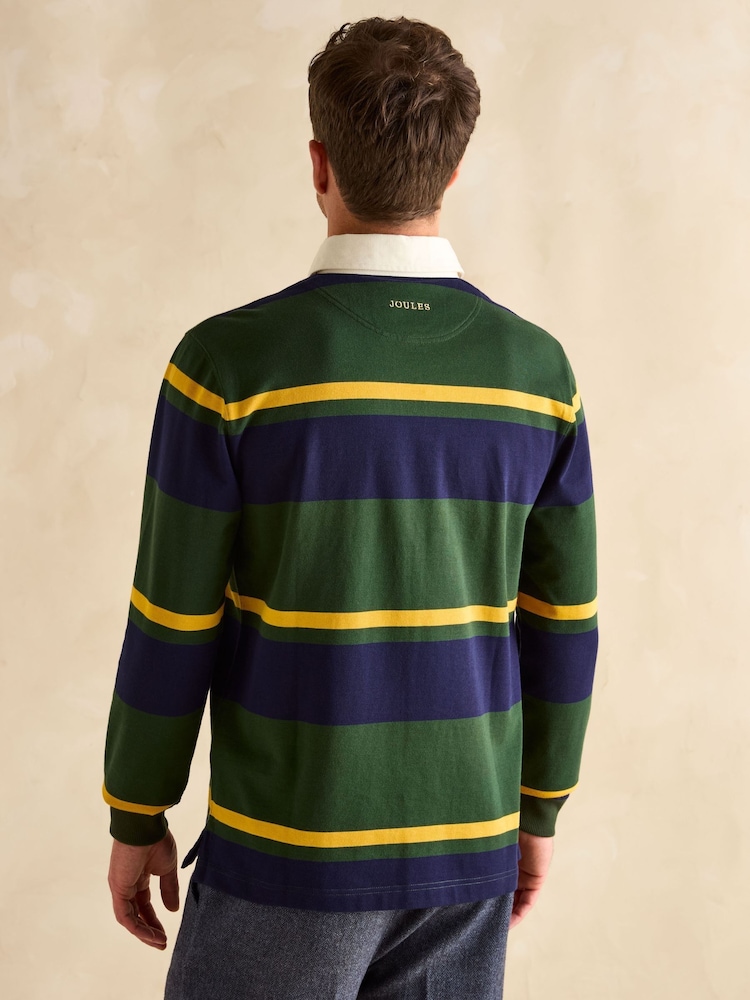 Grün und Marineblau - Joules – Rugby-Club-Shirt - Bild 2 von 7 Grün und Marineblau - Joules – Rugby-Club-Shirt - Bild 2 von 7