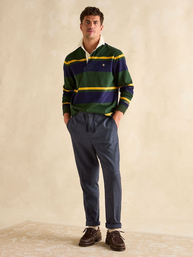 Joules Rugby Club Green & Navy Shirt - Image 3 of 7