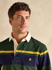 Joules Rugby Club Green & Navy Shirt - Image 4 of 7