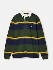 Joules Rugby Club Green & Navy Shirt - Image 7 of 7