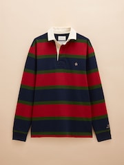Joules Rugby Club Red & Navy Shirt - Image 8 of 8