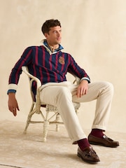 Joules Rugby Club Navy & Red Shirt - Image 4 of 9