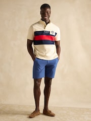 Crema - Joules Short Sleeve Rugby Club Shirt - Imagen 3 de 6