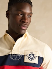 Crema - Joules Short Sleeve Rugby Club Shirt - Imagen 4 de 6
