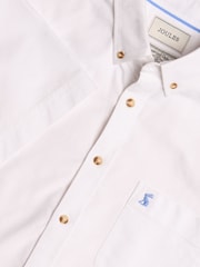 Joules Oxford White Short Sleeve Classic Fit Shirt - Image 1 of 9