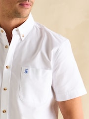 Joules Oxford White Short Sleeve Classic Fit Shirt - Image 2 of 9