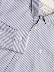 Joules Oxford Blue Stripe Classic Fit Shirt - Image 1 of 12