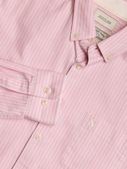 Joules Oxford Pink Stripe Classic Fit Shirt - Image 1 of 12