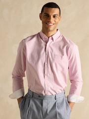 Joules Oxford Pink Stripe Classic Fit Shirt - Image 6 of 12