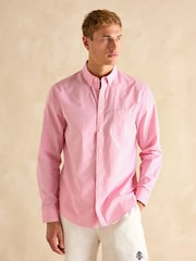 Joules Poplin Pink Gingham Check Classic Fit Shirt - Image 2 of 8