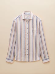 Мульти - С длинным рукавом - Joules Linen Blend Shirt - Image 9 of 9