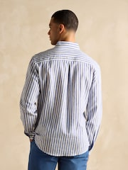 Голубой - С длинным рукавом - Joules Linen Blend Shirt - Image 5 of 10