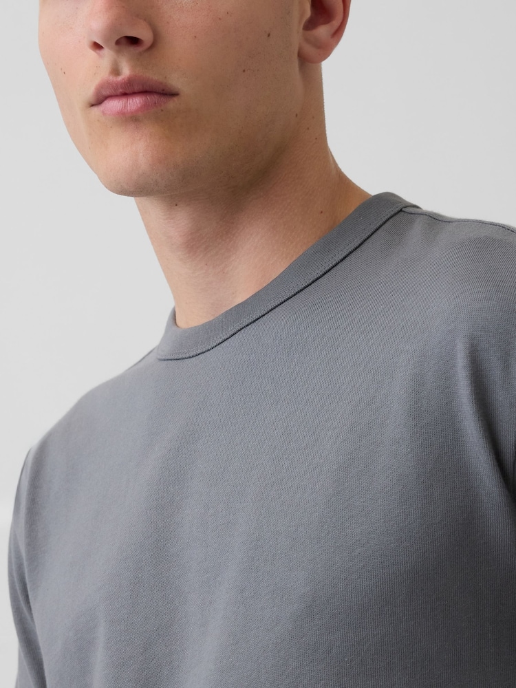 Gap Dark Grey Heavyweight Boxy Short Sleeve T-Shirt - Image 4 of 4