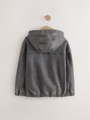 Black Denim Bomber Jacket (3-16yrs) - Image 7 of 10