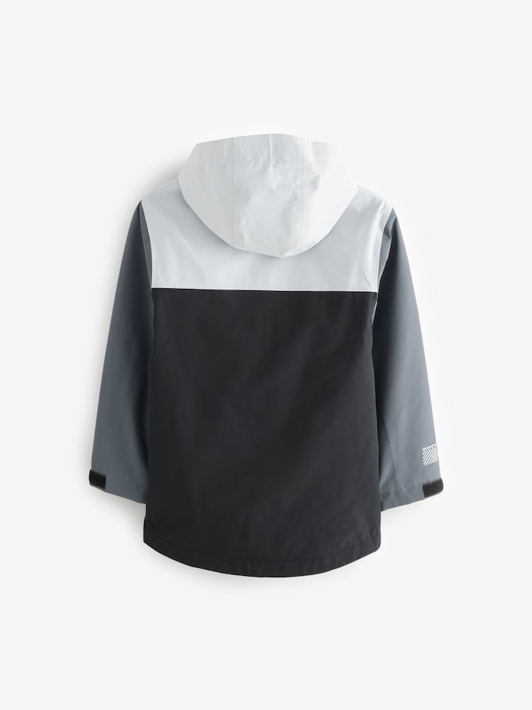monochrome - Veste doublée en polaire imperméable à capuche (317 ) - Image 3 of 5