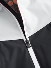 أسود وأبيض - Waterproof Fleece Hooded Lined Jacket (3-17yrs) - صورة 4 من 5