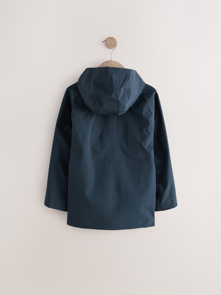 Azul marino - Waterproof Mesh Hooded Lined Anorak Jacket (3-16yrs) - Imagen 2 de 7 Azul marino - Waterproof Mesh Hooded Lined Anorak Jacket (3-16yrs) - Imagen 2 de 7