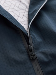 Navy Waterproof Mesh Hooded Lined Anorak Jacket (3-16yrs) - Image 6 of 7