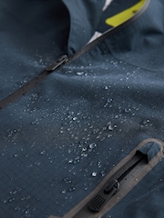 Navy Waterproof Mesh Hooded Lined Anorak Jacket (3-16yrs) - Image 7 of 7