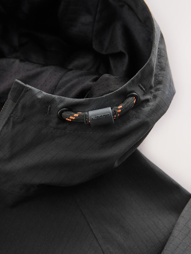 Multi Waterproof Mesh Hooded Lined Anorak Jacket (3-16yrs) - Image 5 of 7
