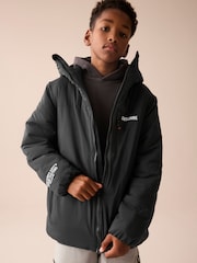 Black Midweight Anorak Jacket (3-16yrs) - Image 1 of 13
