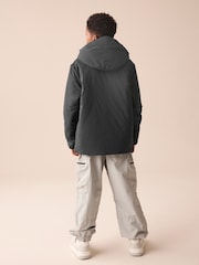 Black Midweight Anorak Jacket (3-16yrs) - Image 3 of 13