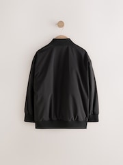 Black Smart Black Bomber Jacket (3-16yrs) - Image 7 of 9