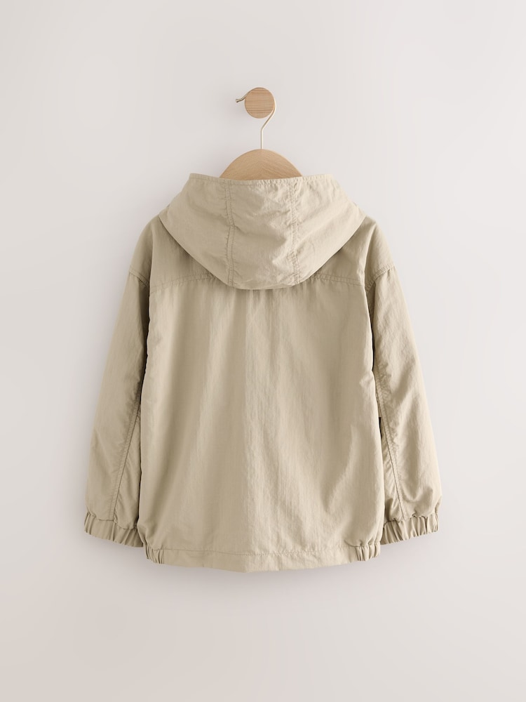Neutral Shower Resistant Utility Hooded Jacket (3-16yrs) - Image 2 of 4