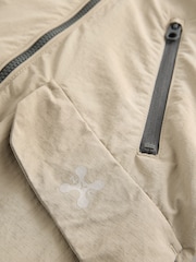 Neutral Shower Resistant Utility Hooded Jacket (3-16yrs) - Image 3 of 4