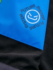 כחול עז - Waterproof Fleece Hooded Lined Jacket (3-17yrs) - תמונה 7 מתוך 9