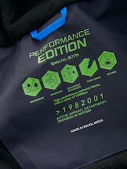 כחול עז - Waterproof Fleece Hooded Lined Jacket (3-17yrs) - תמונה 8 מתוך 9