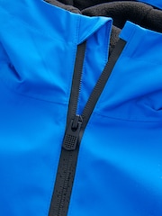 כחול עז - Waterproof Fleece Hooded Lined Jacket (3-17yrs) - תמונה 9 מתוך 9
