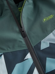 كاكي أخضر - Waterproof Fleece Hooded Lined Jacket (3-17yrs) - صورة 4 من 6