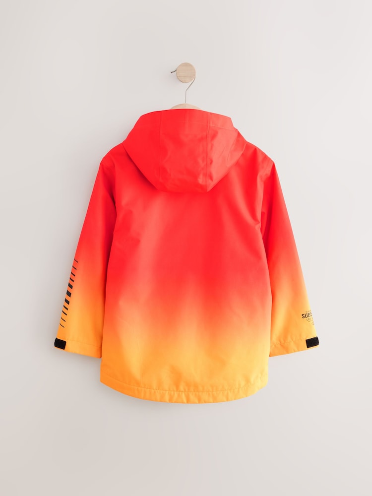 Naranja - Abrigo impermeable con capucha y forro polar (3-16 años) - Imagen 2 de 6 Naranja - Abrigo impermeable con capucha y forro polar (3-16 años) - Imagen 2 de 6