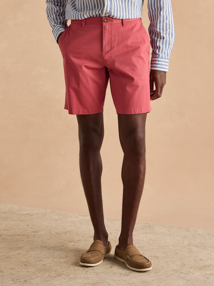 Joules Classic Fit Rose Pink Chino Shorts - Image 1 of 7