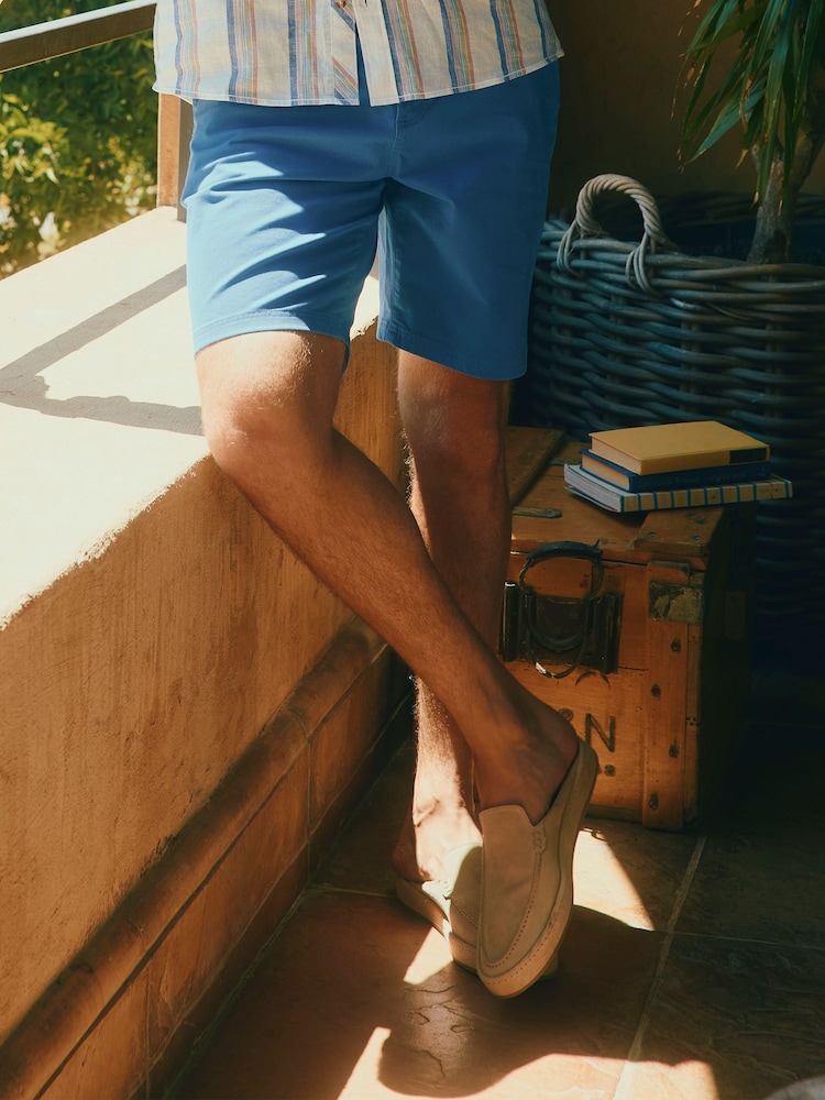 Joules Classic Fit Blue Chino Shorts - Image 1 of 9