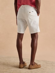 Joules Classic Fit White Chino Shorts - Image 2 of 8