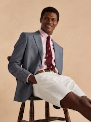 Joules Classic Fit White Chino Shorts - Image 3 of 8