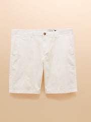 Joules Classic Fit White Chino Shorts - Image 8 of 8