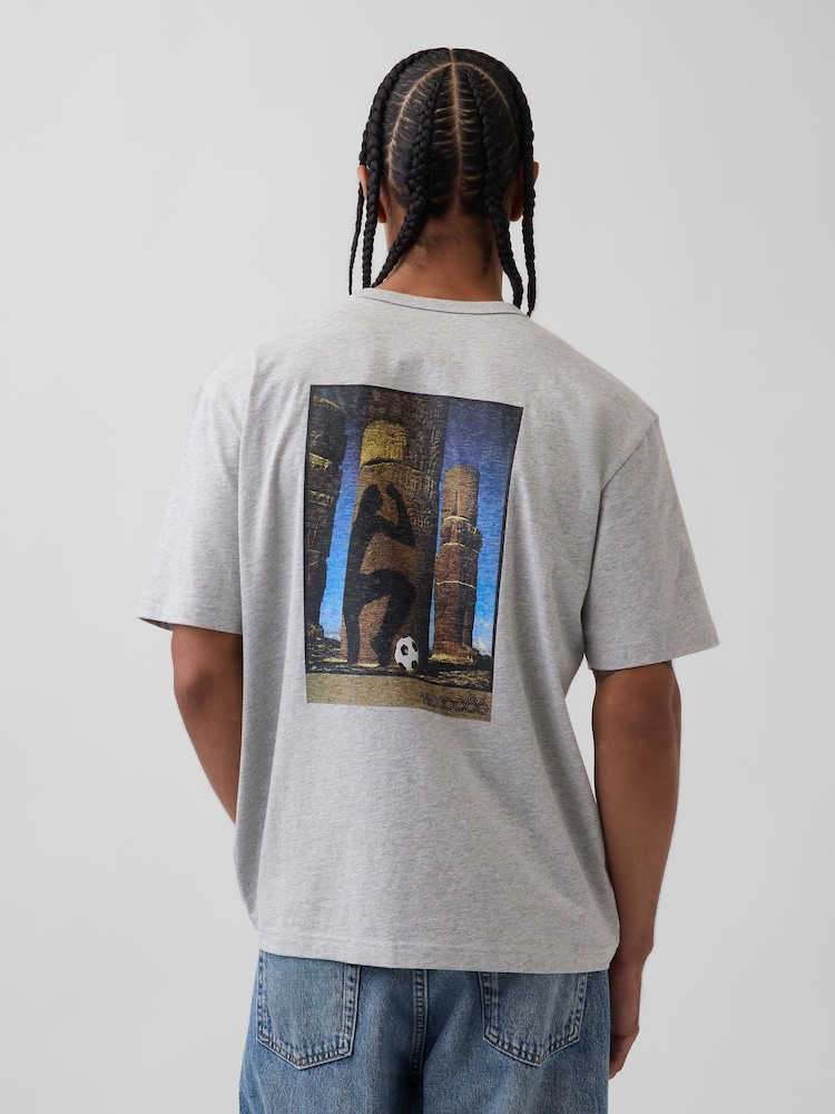 Green Mexico - Gap FIFA WORLD CUP™ Relaxed Graphic Short Sleeve T-Shirt - Obraz 2 z 5
