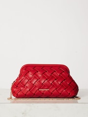 Lipsy Red Pouch Clutch Bag - Image 1 of 4